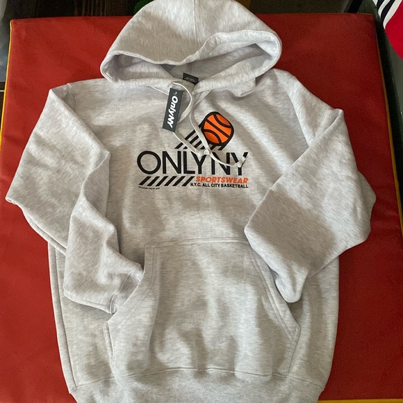 NWT OnlyNY Mens S Gray Sweatshirt - Picture 1 of 6